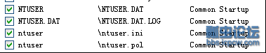 启动项中的ntuser