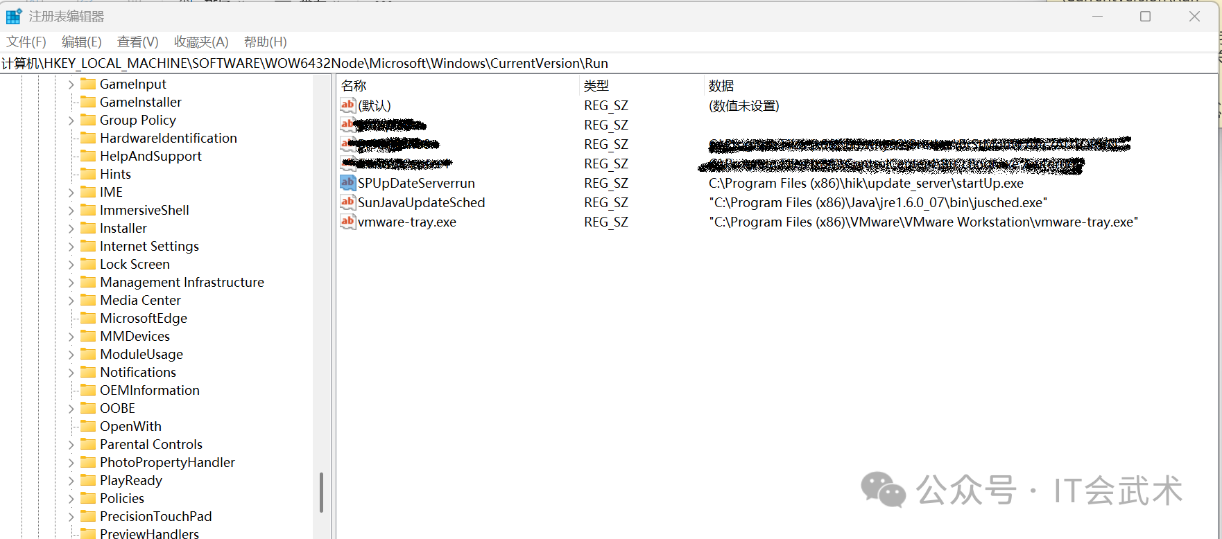 任务管理器启动项里的Program